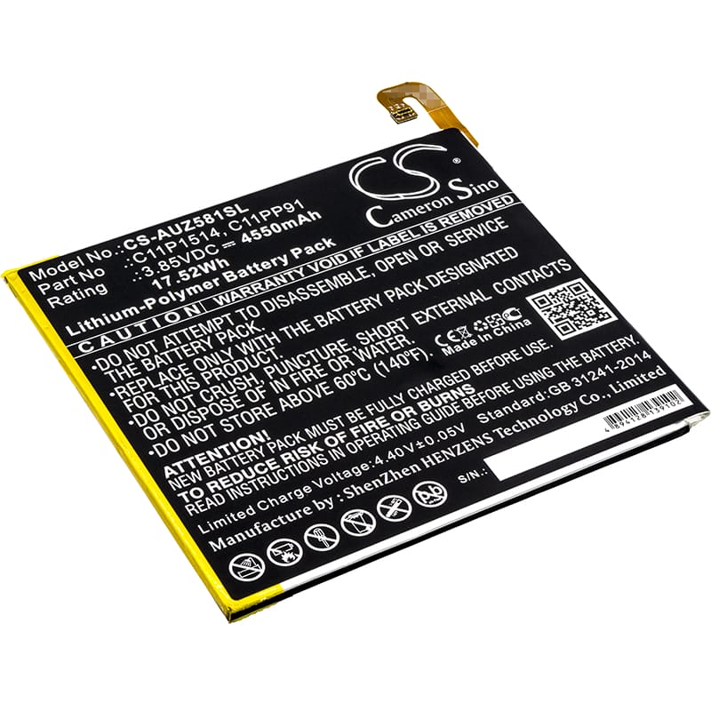 Batteri til Asus ZenPad Z8 mfl - 4.550 mAh