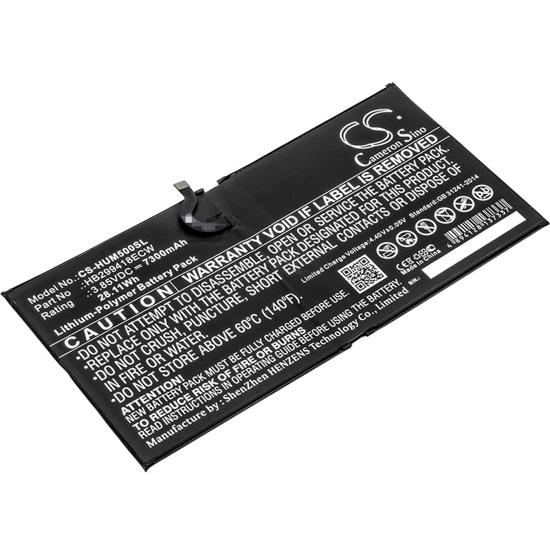 Batteri til Huawei MediaPad M5 mfl - 7.300 mAh