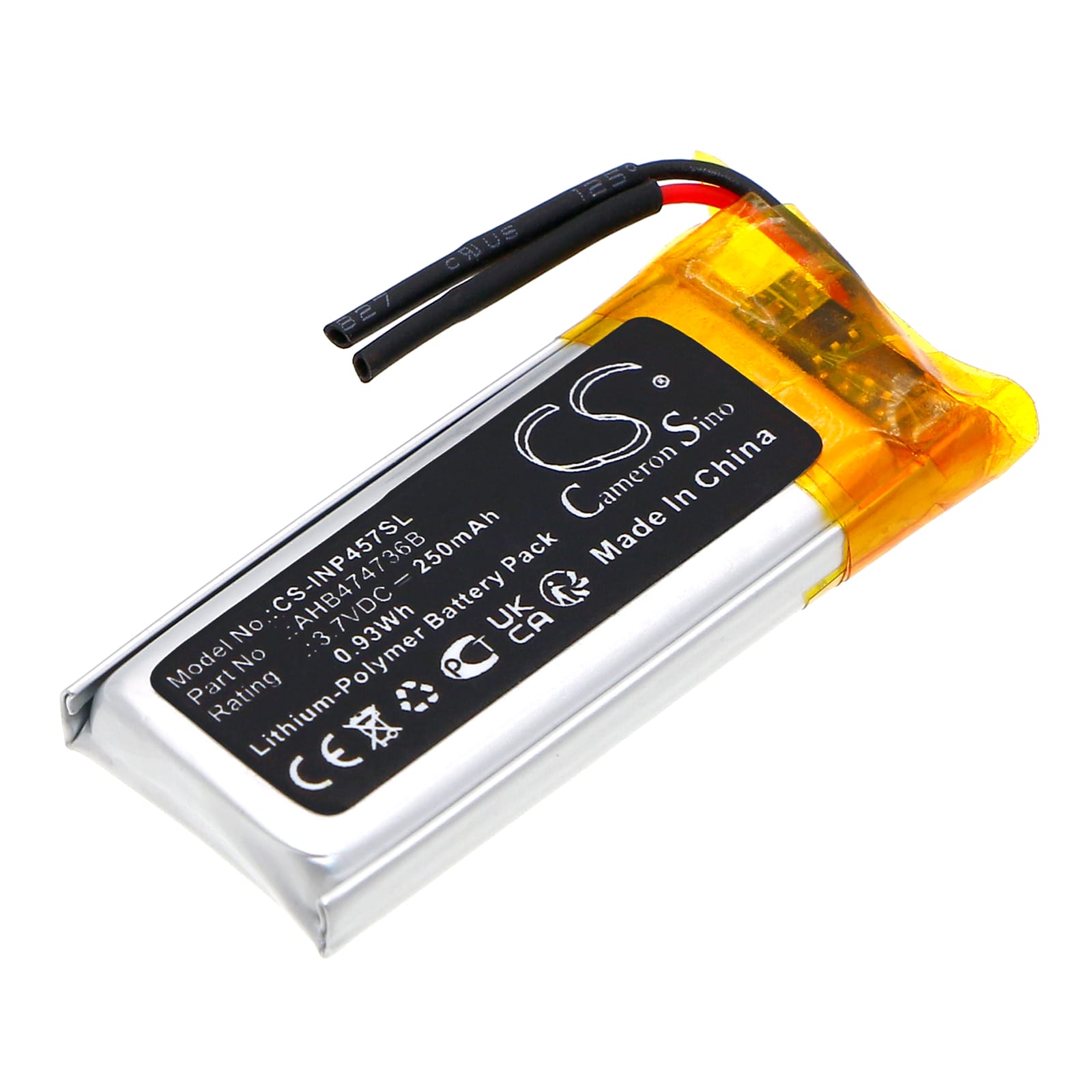 Batteri til Ingenico RP457 mfl - 250 mAh