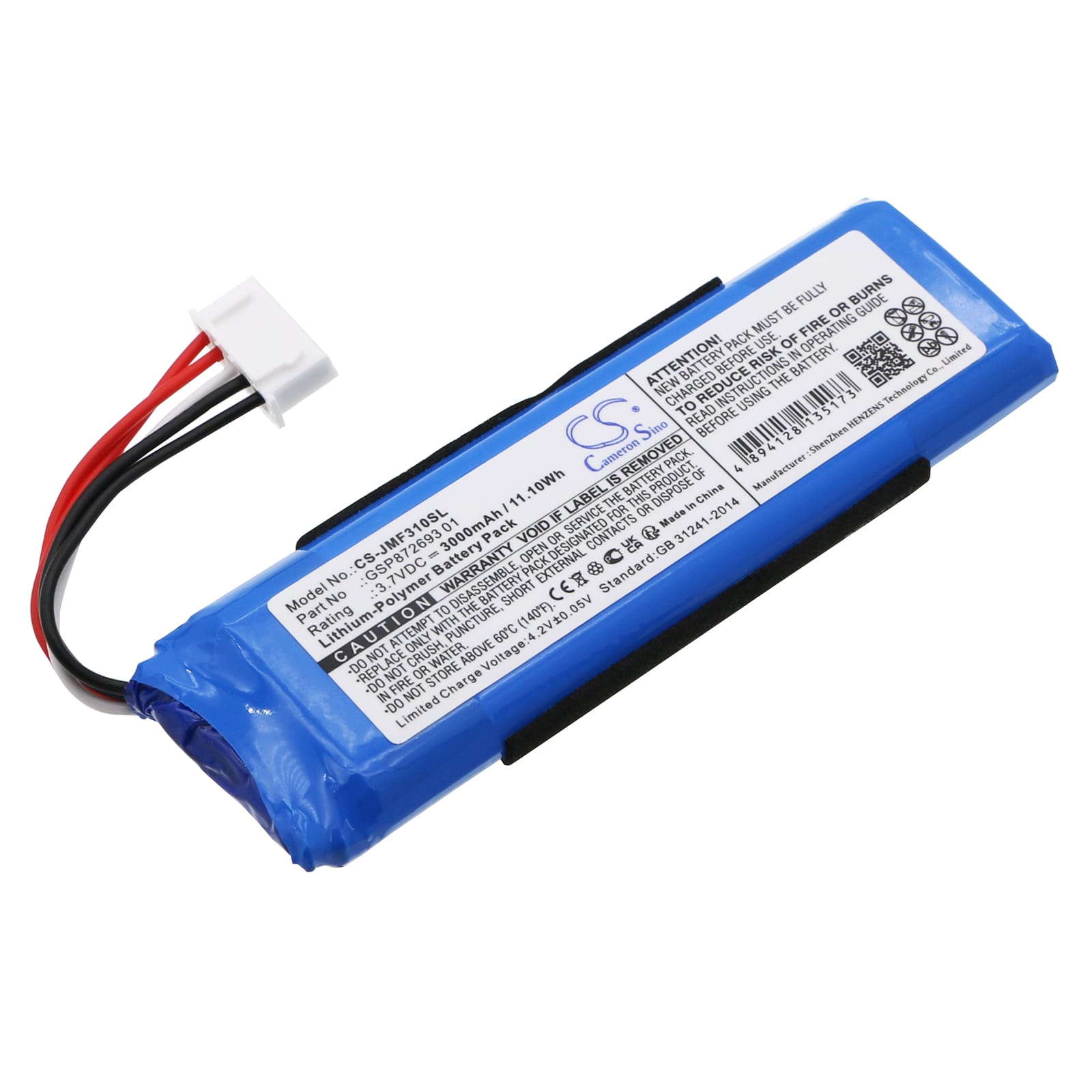 Batteri til JBL Flip 4 - 3.000 mah