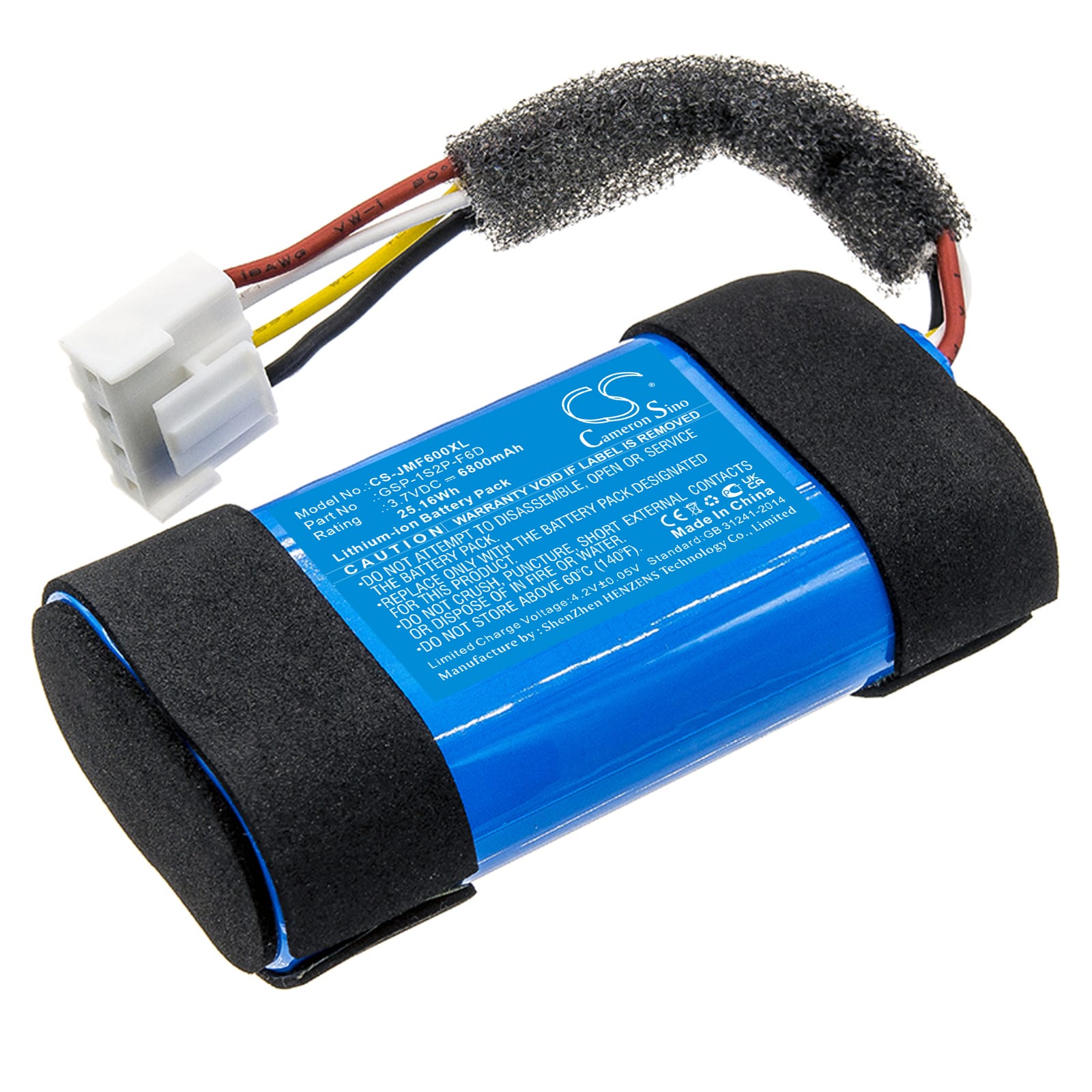 Batteri til JBL Flip 6 mfl - 6.800 mAh