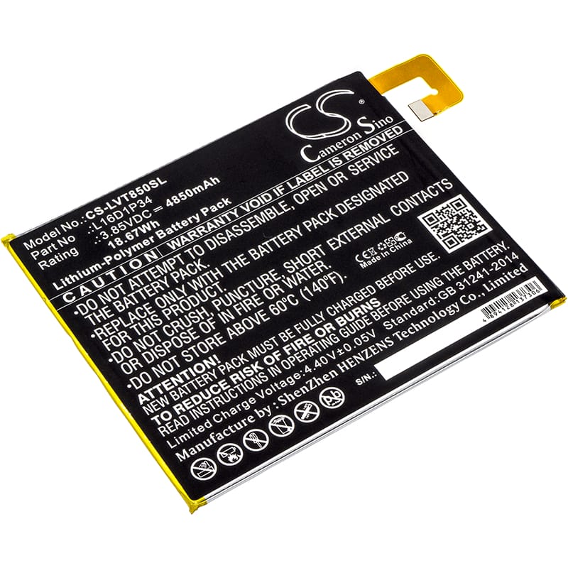 Batteri til Lenovo Tab 4 mfl - 4.850 mAh