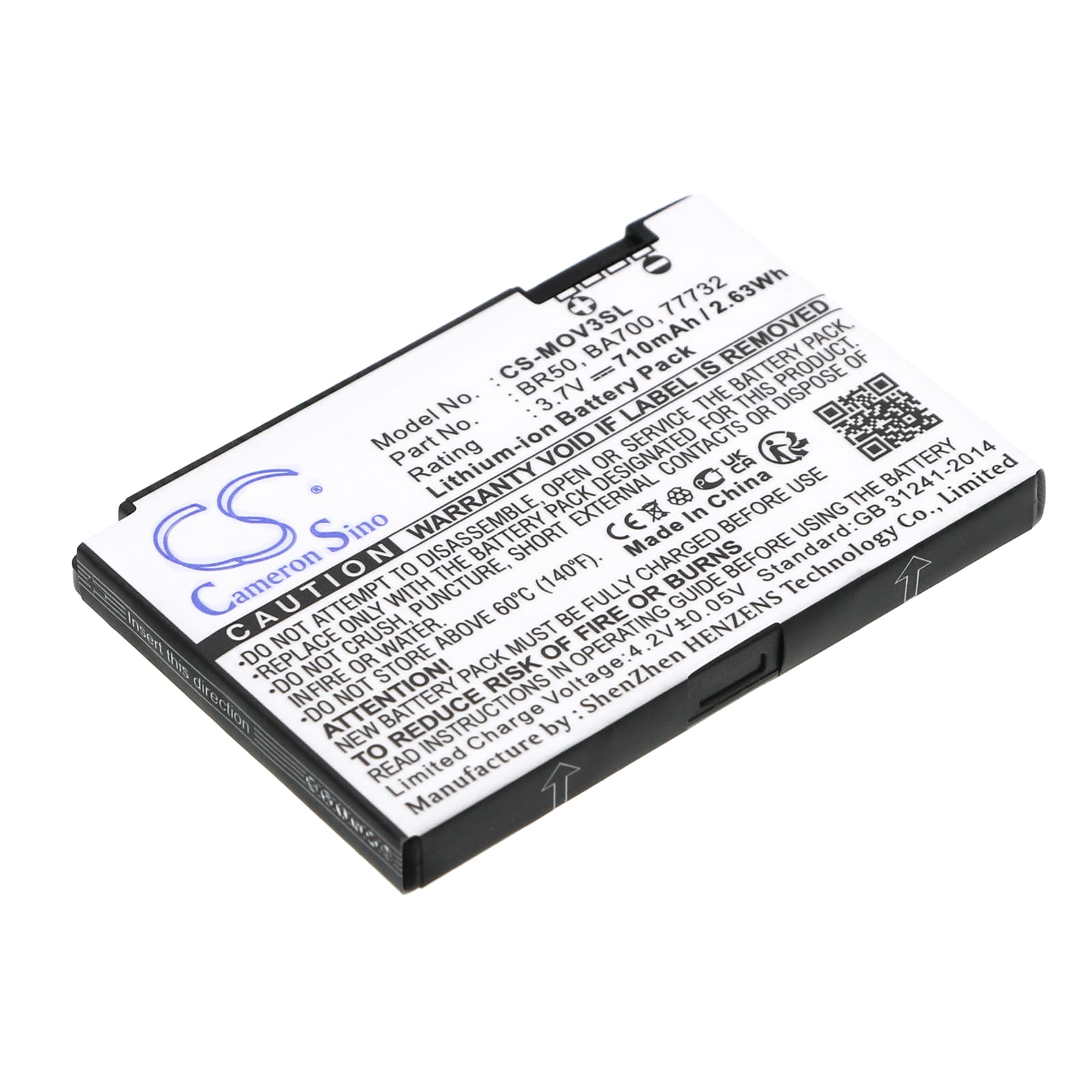 Batteri til Motorola V3 mfl - 710 mAh