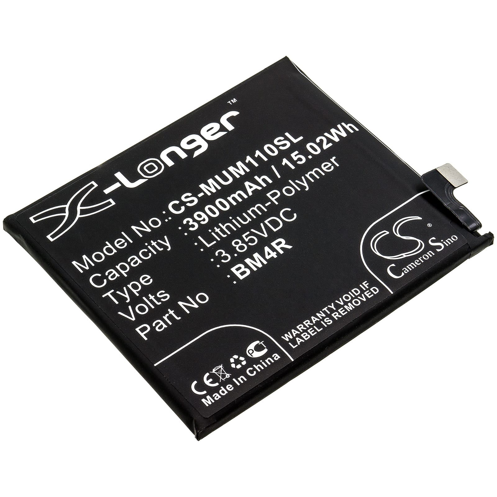 Batteri til Xiamoi Mi 10 Lite mfl - 3.900 mAh