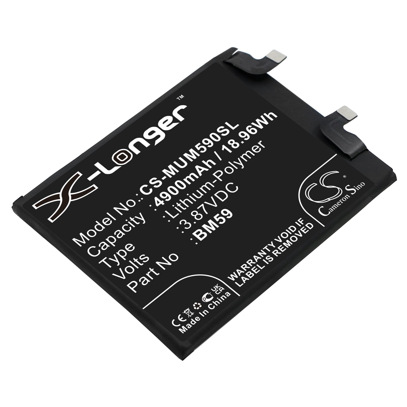 Batteri til Xiaomi 11T mfl - 4.900 mAh