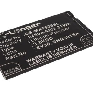 Batteri til Motorola XT925 mfl - 2.450 mAh