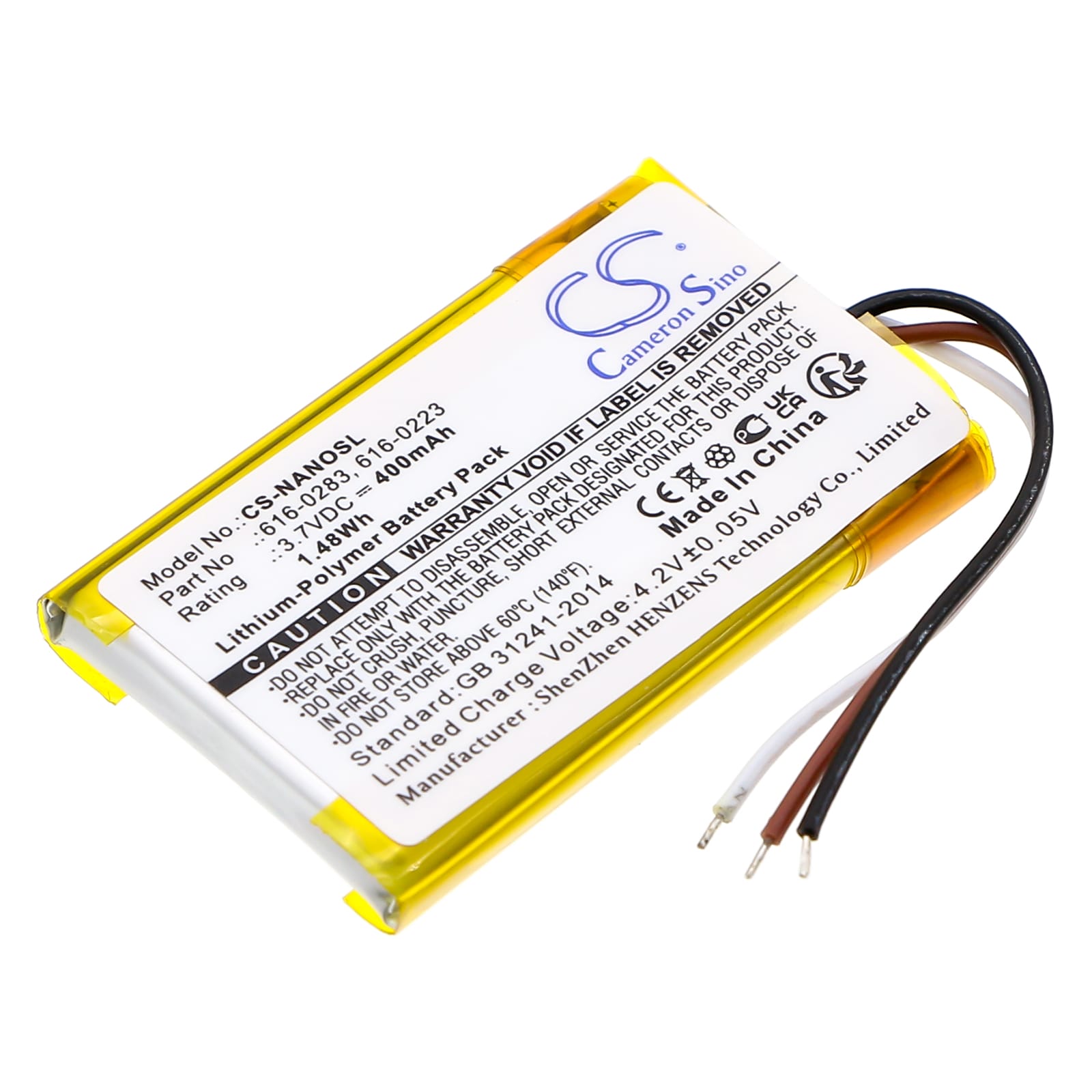 Batteri til iPod Nano