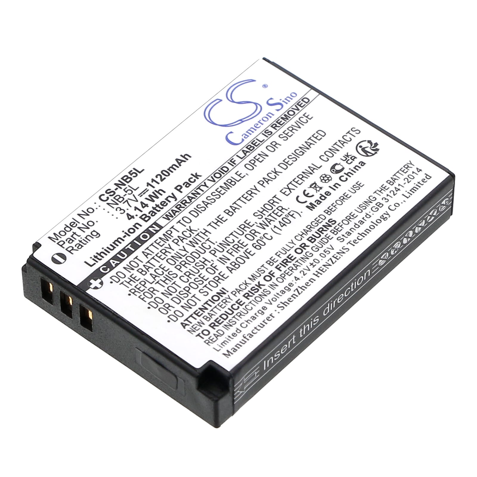 Batteri til Canon - NB-5L