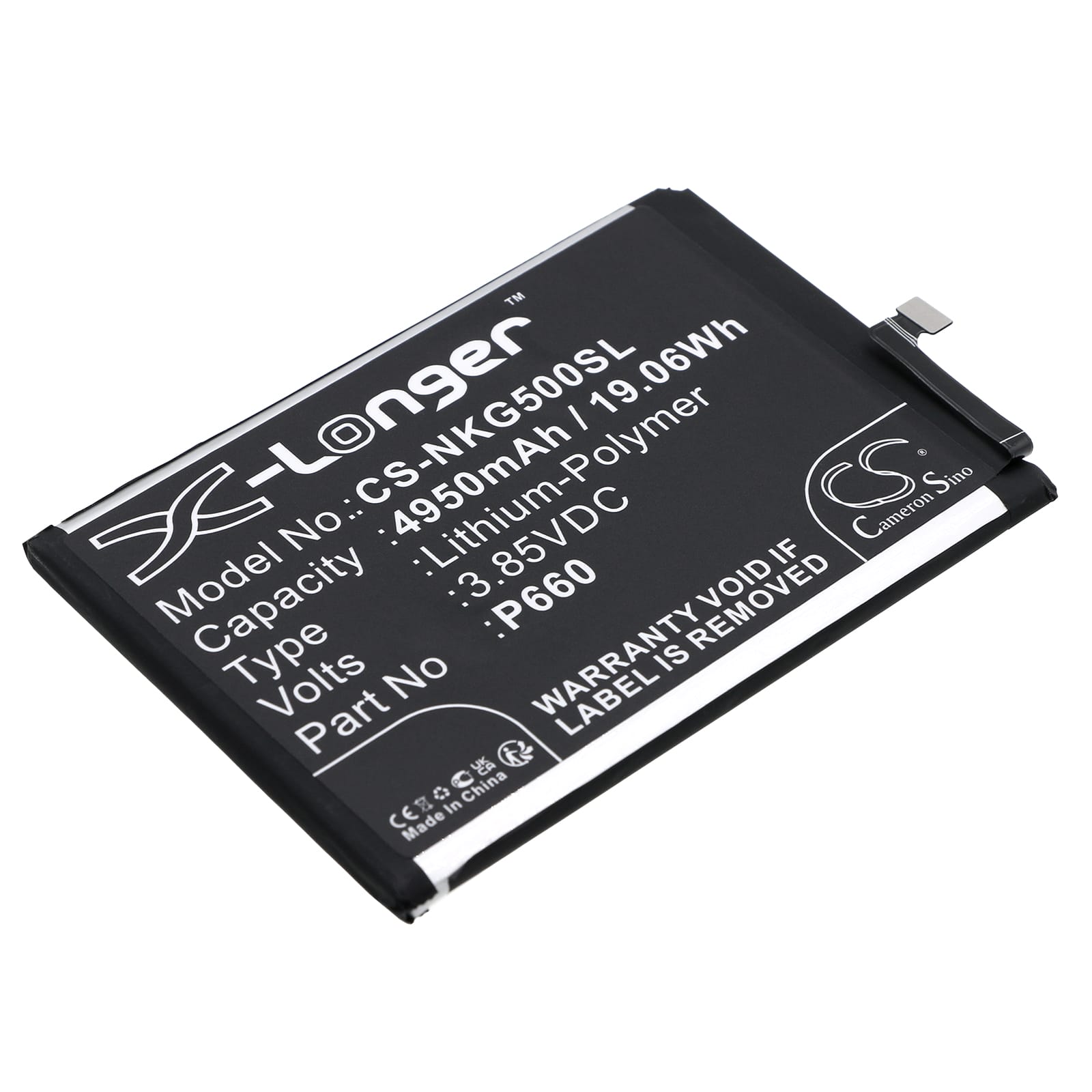Batteri til Nokia G50 mfl - 4.950 mAh