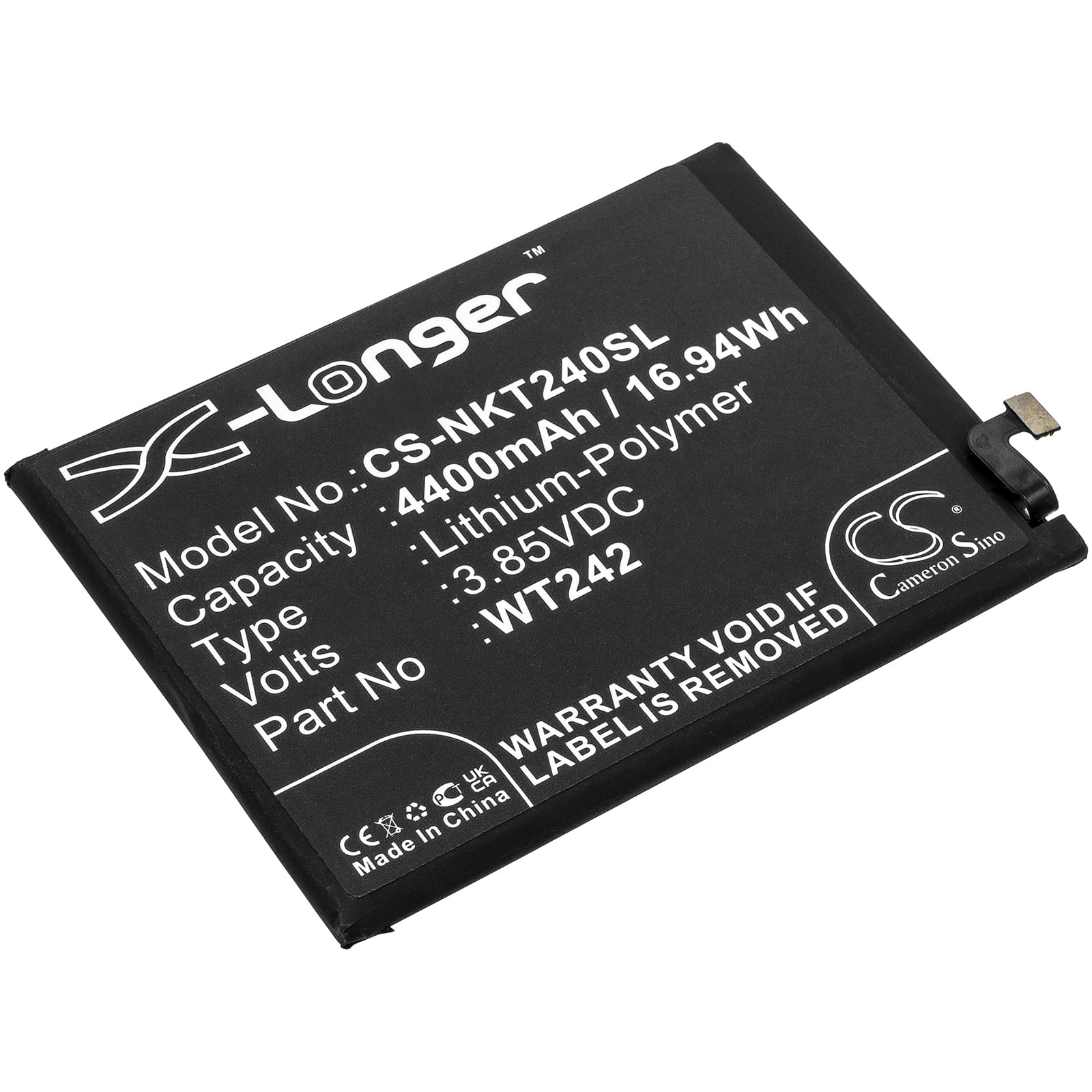 Batteri til Nokia 2.4 mfl - 4.400 mAh