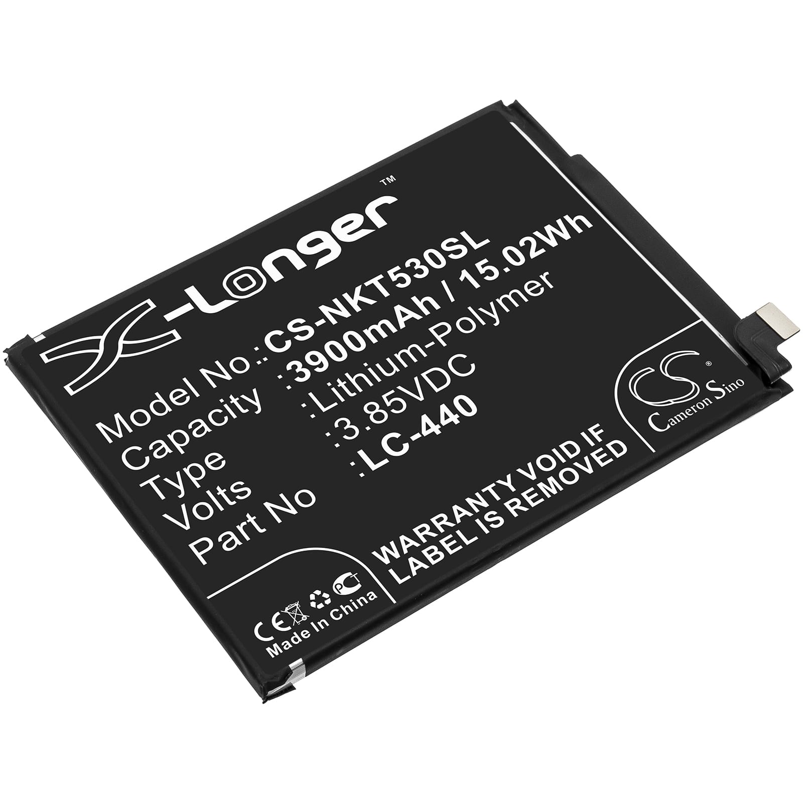 Batteri til Nokia 5.3 mfl - 3.900 mAh