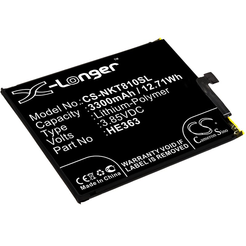 Batteri til Nokia 8.1 mfl - 3.300 mAh