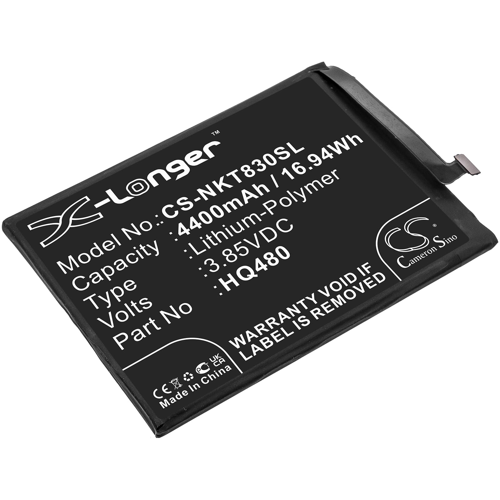 Batteri til Nokia 8.3 2020 5G mfl - 4.400 mAh