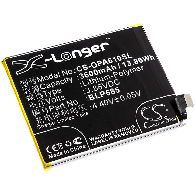 Batteri til Oneplus 6T mfl - 3.600 mAh