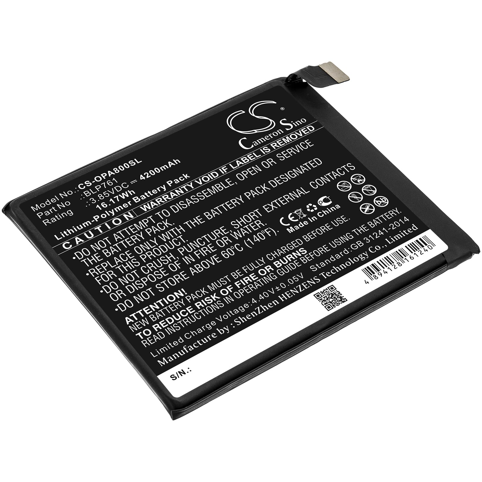 Batteri til OnePlus 8 5G mfl - 4.200 mAh