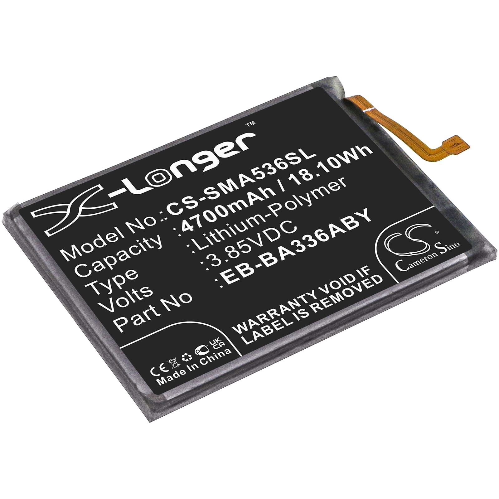 Batteri til Samsung Galaxy A53 5G 2022 mfl - 4.850 mAh