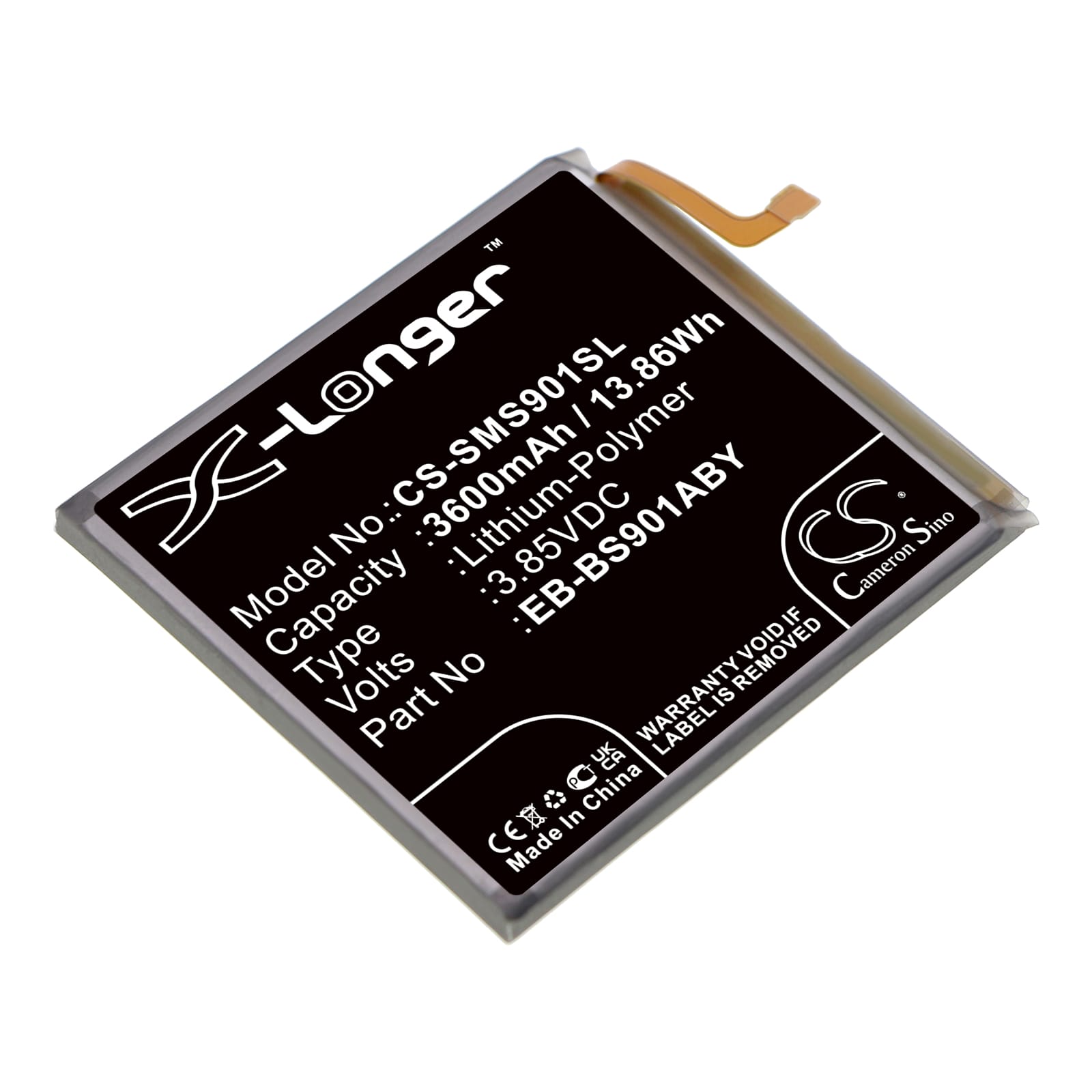 Batteri til Samsung Galaxy S22 5G mfl - 3.600 mAh