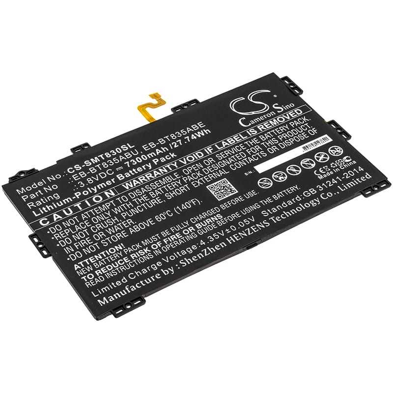 Batteri til Samsung Galaxy Tab S4 10.5 2018 mfl - 7.300 mAh