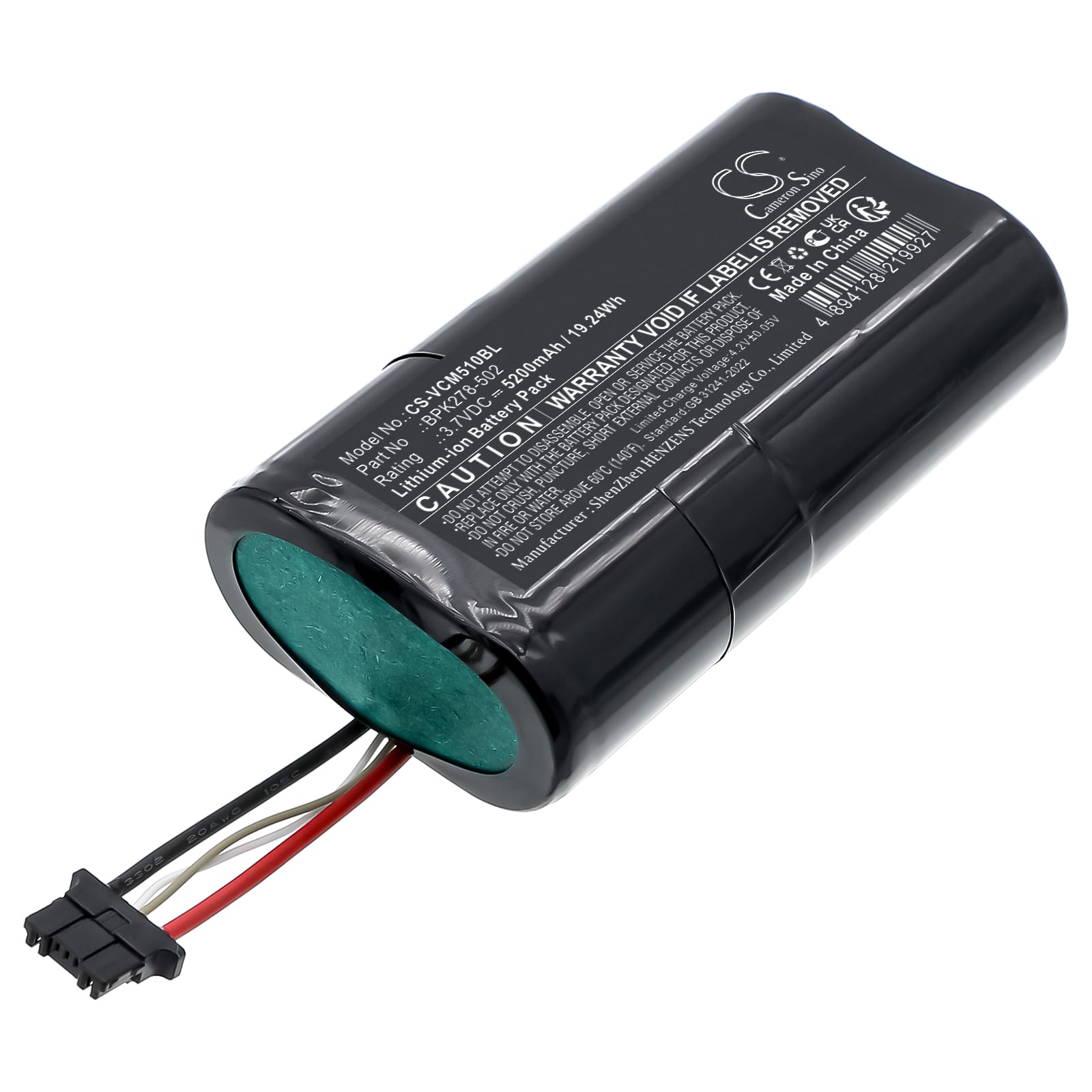 Batteri til VeriFone Carbon Mobile 5 mfl - 5.200 mAh