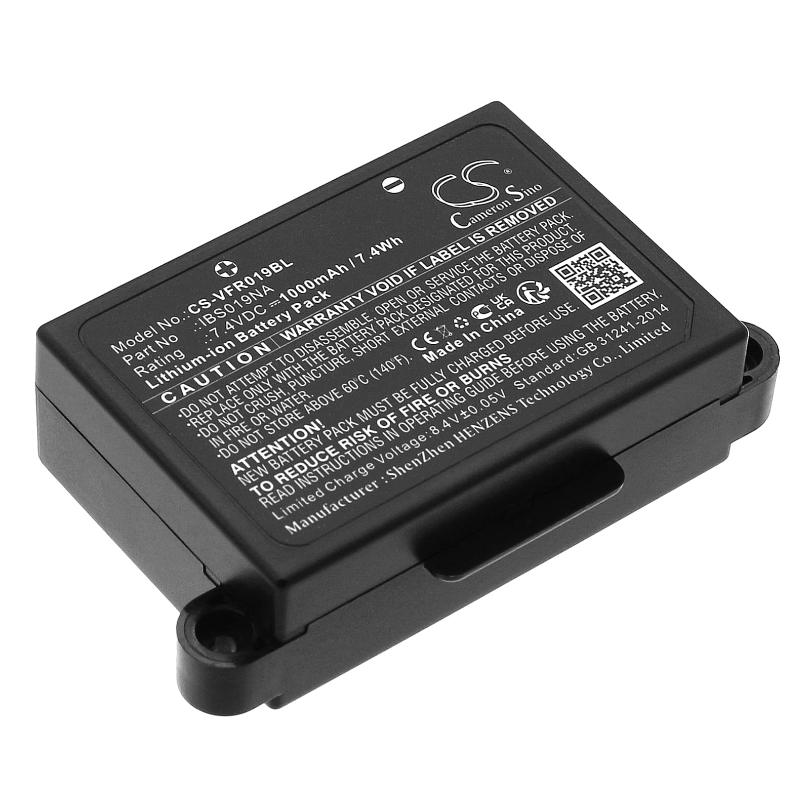 Batteri til VeriFone IBS019NA mfl - 1.000 mAh