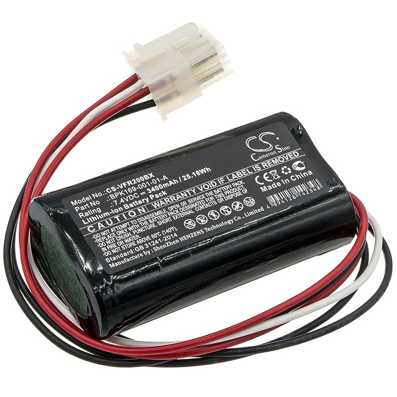 Batteri til Verifone PCA169-001-01 mfl - 3.400 mAh