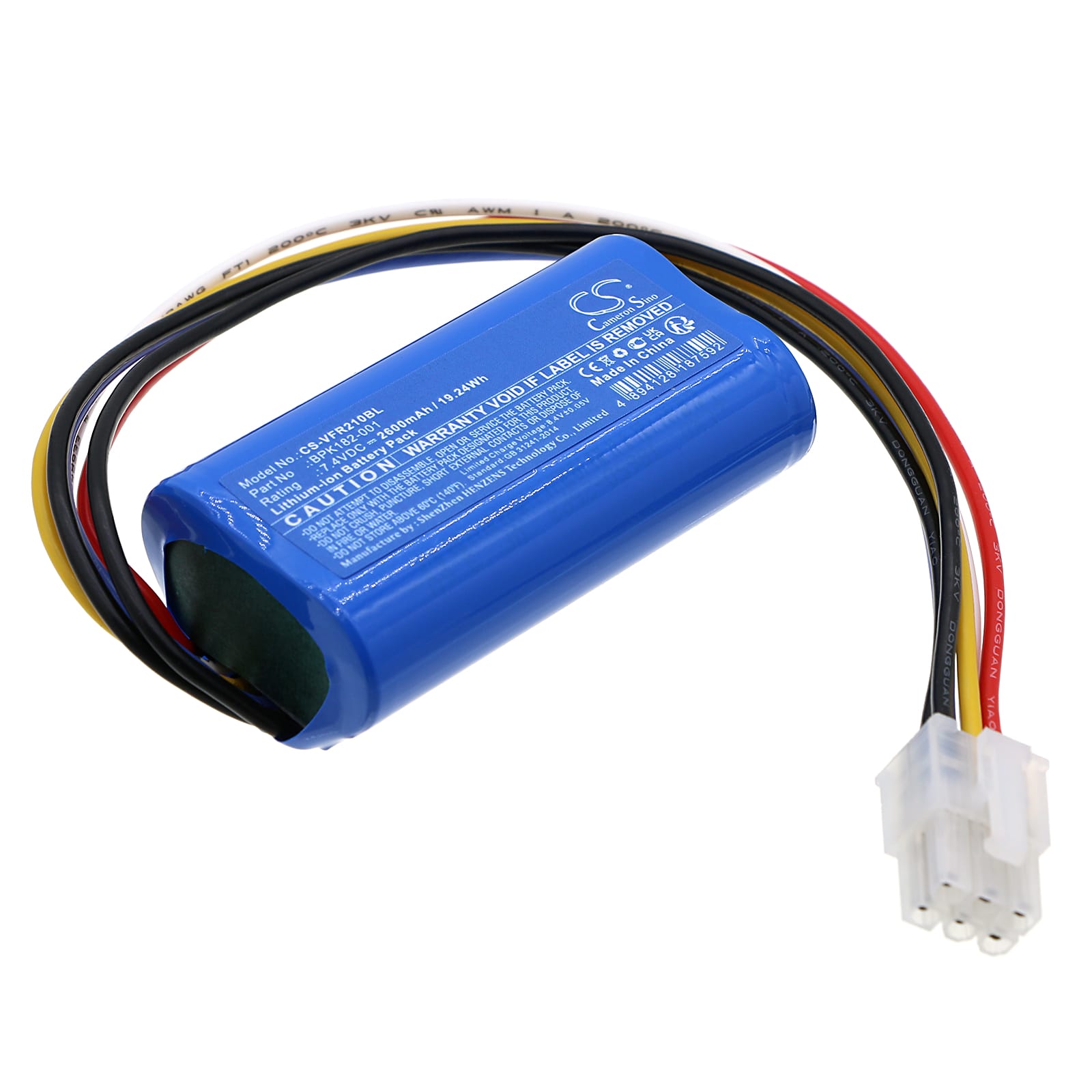 Batteri til Verifone PCA169-001-01 mfl - 2.600 mAh