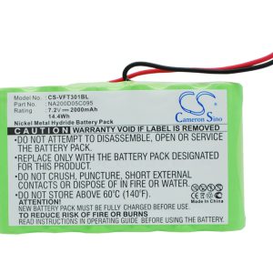 Batteri til Verifone Nurit 3010 - 2.000 mAh