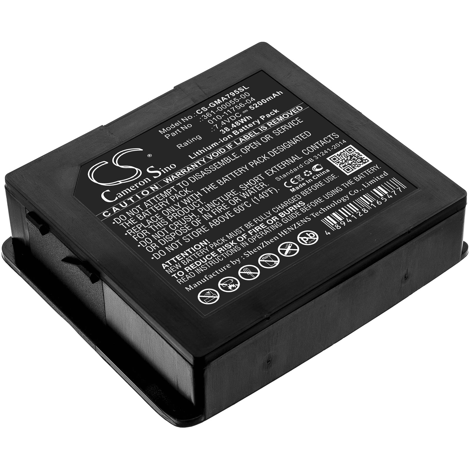 Batteri til Garmin Aera 795 mfl - 5.200 mAh