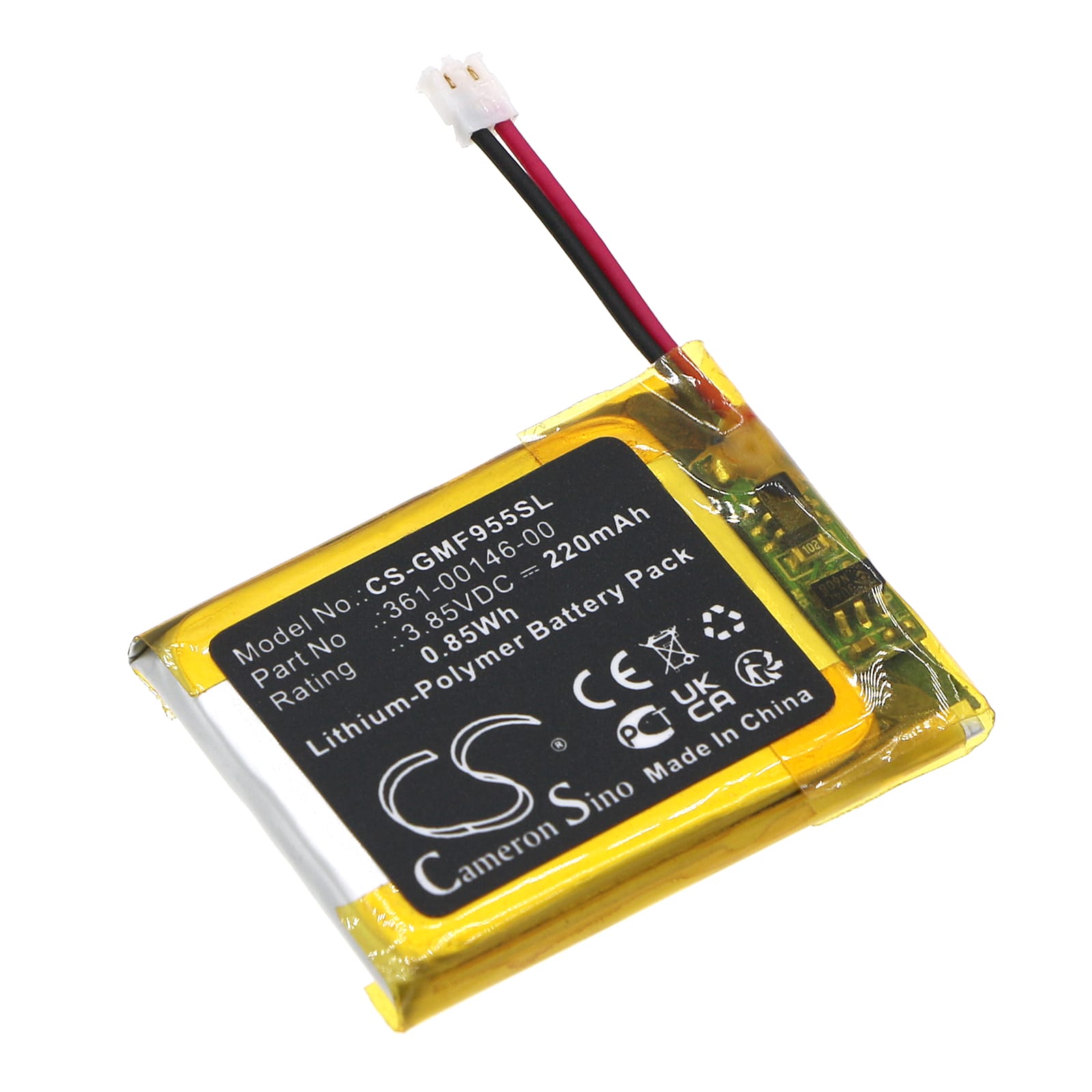 Batteri til Garmin Forerunner 955 Solar - 220 mAh