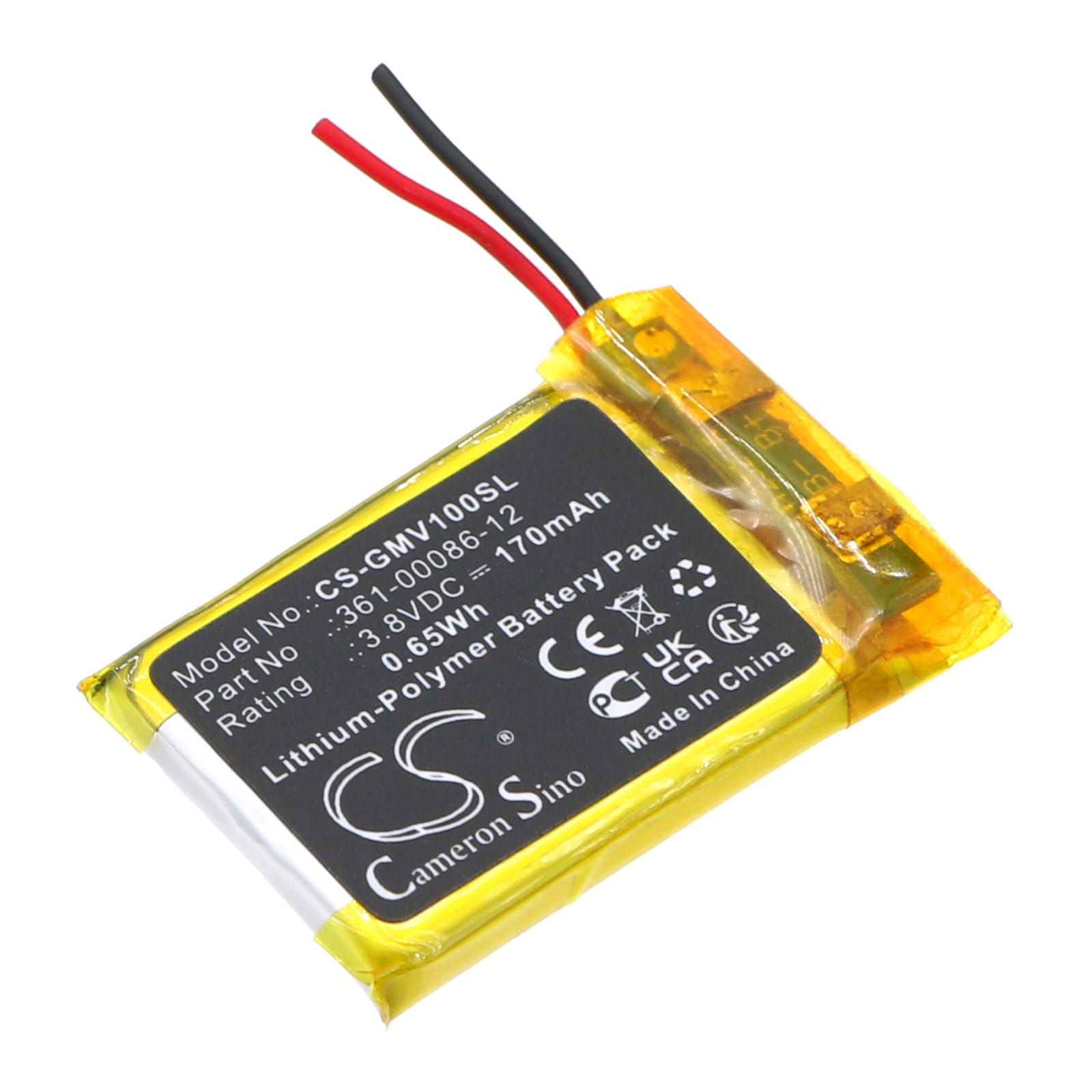 Batteri til Garmin Femix 6s Pro - 170 mAh