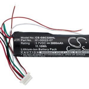 Batteri til Garmin StreetPilot C320 mfl - 3.000 mAh
