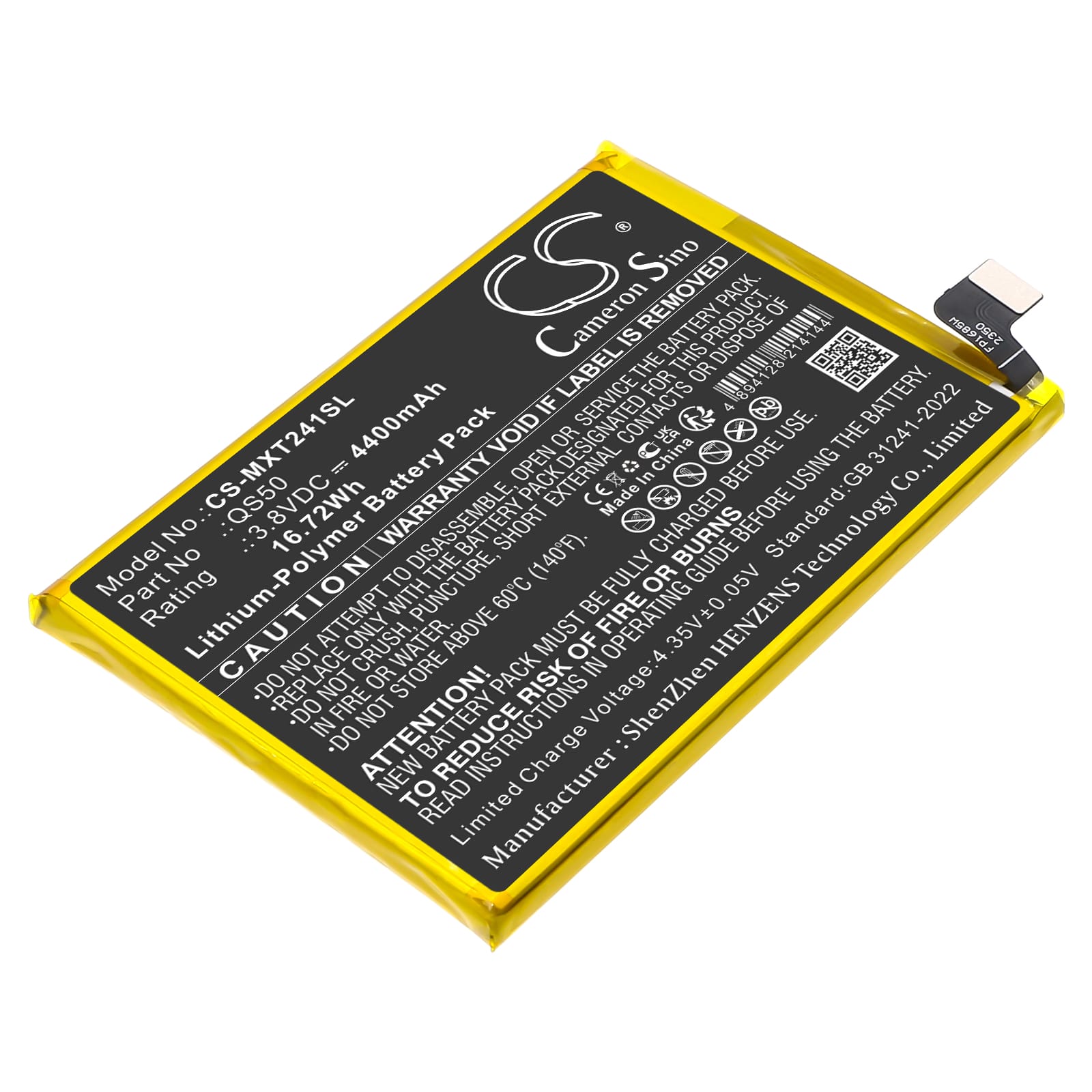 Batteri til Motorola Moto G Stylus 5G mfl - 4.400 mAh