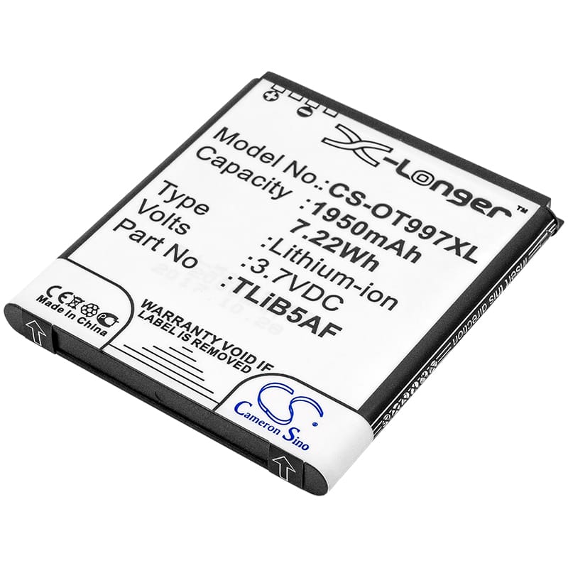 Batteri til Alcatel OT-5035 mfl - 1.950 mAh