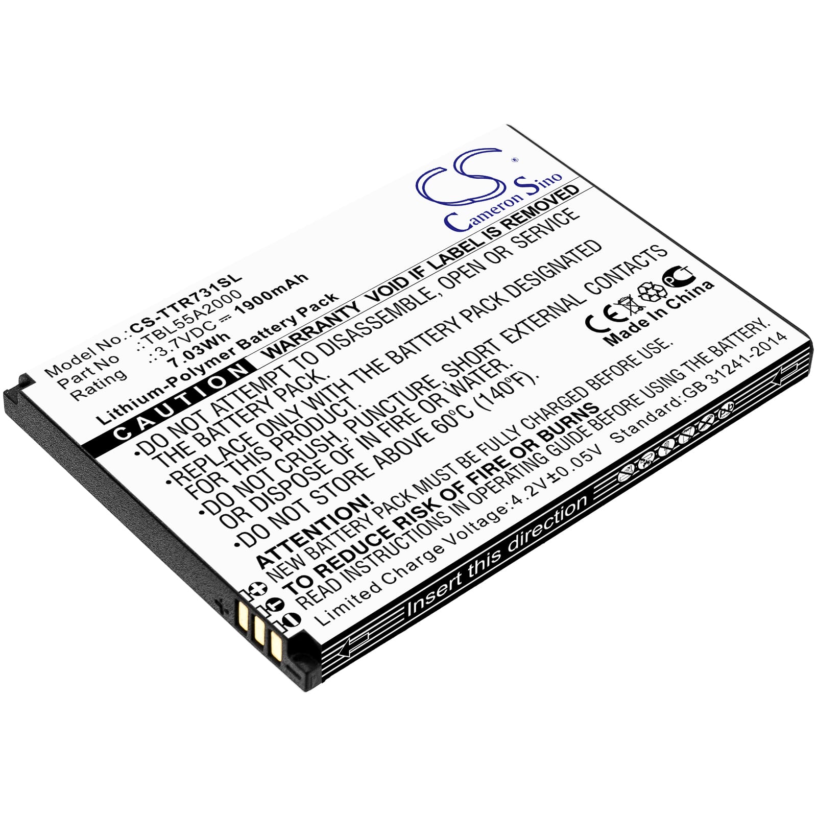 Batteri til TP Link M7310 mfl - 1.900 mAh