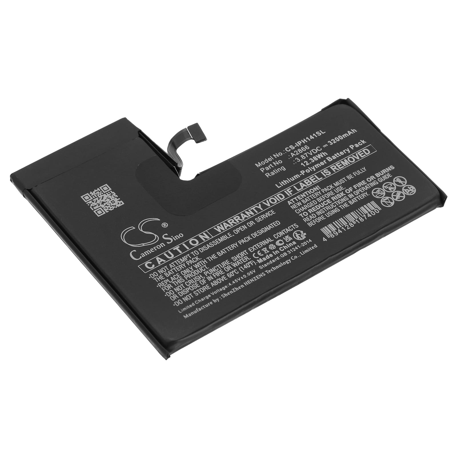 Batteri til Apple iPhone 14 Pro - 3.200 mAh