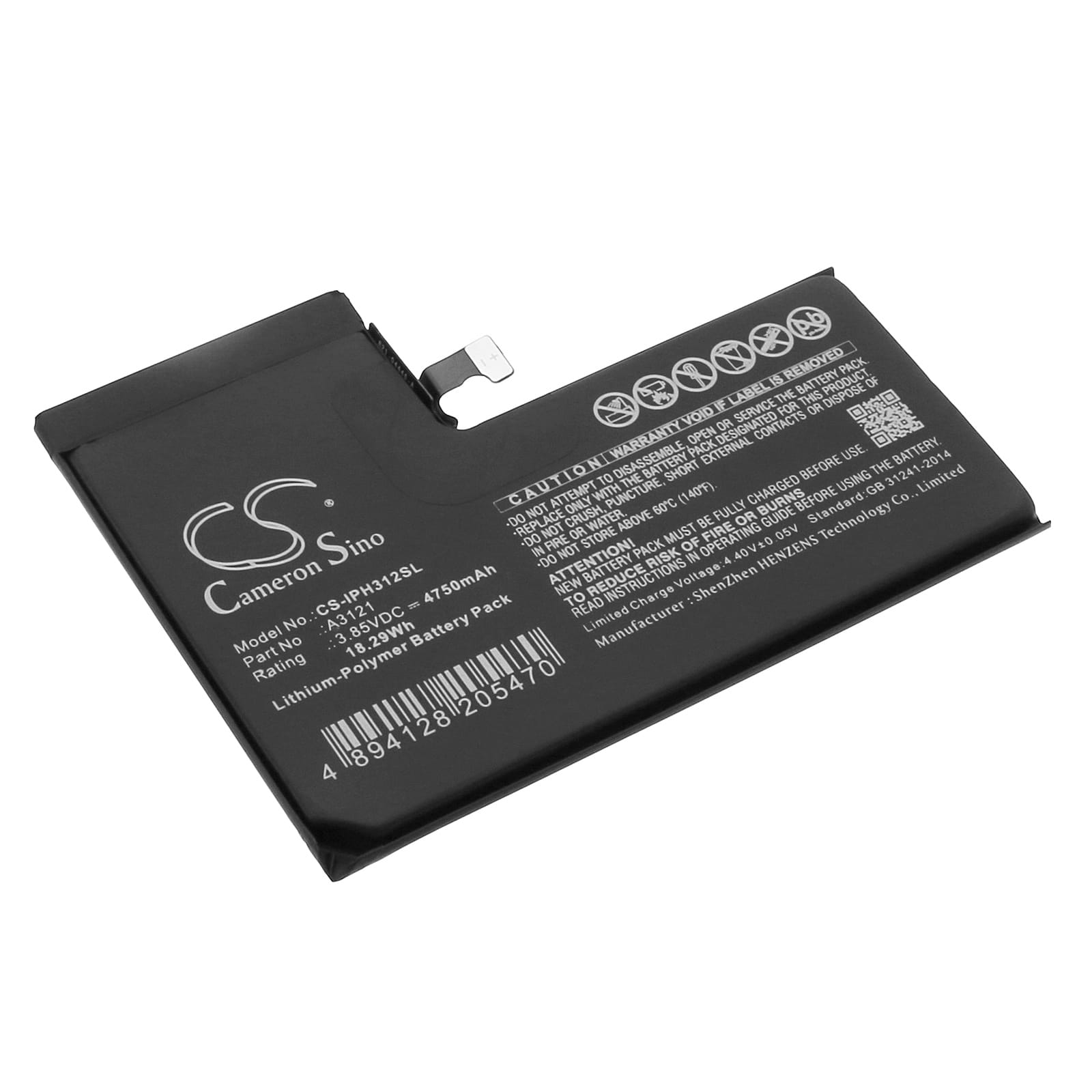 Batteri til Apple iPhone 15 Pro Max - 4.750 mAh