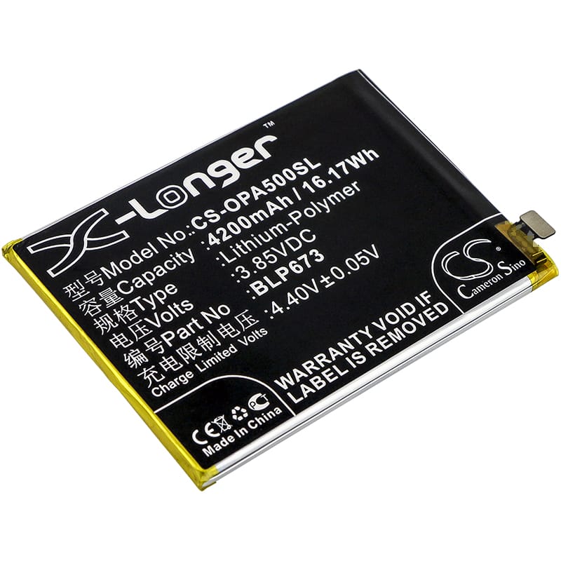 Batteri til Oppo A3s mfl - 4.200 mAh
