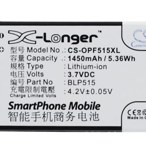 Batteri til Oppo F15 mfl - 1.450 mAh