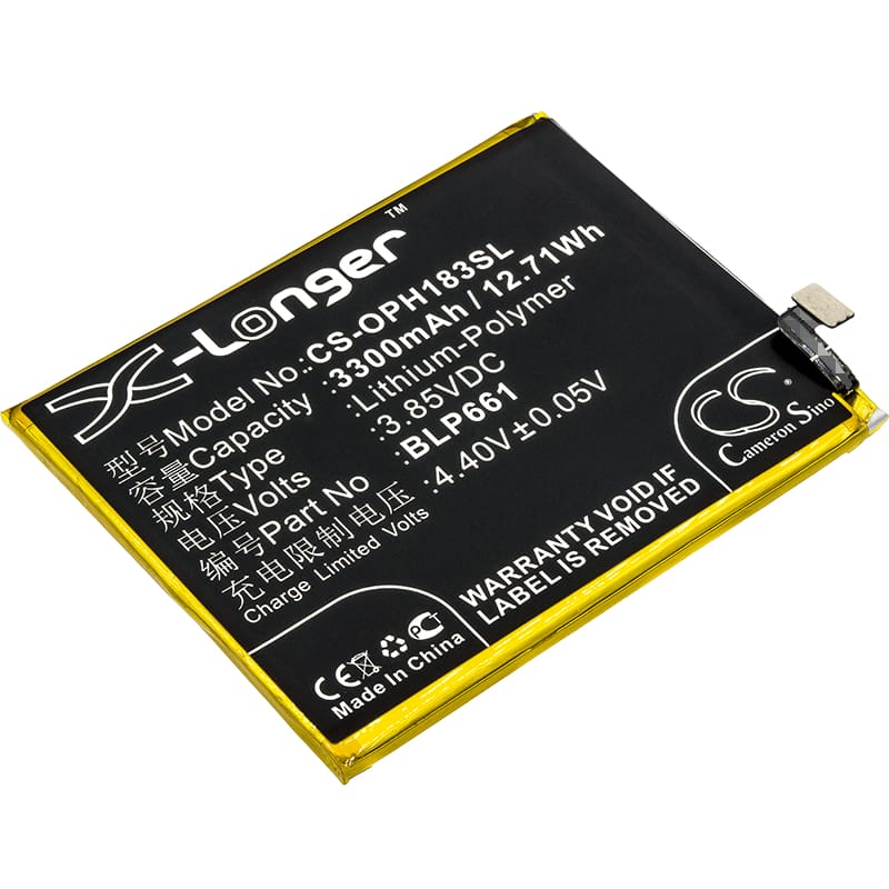 Batteri til Oppo A3 mfl - 3.300 mAh