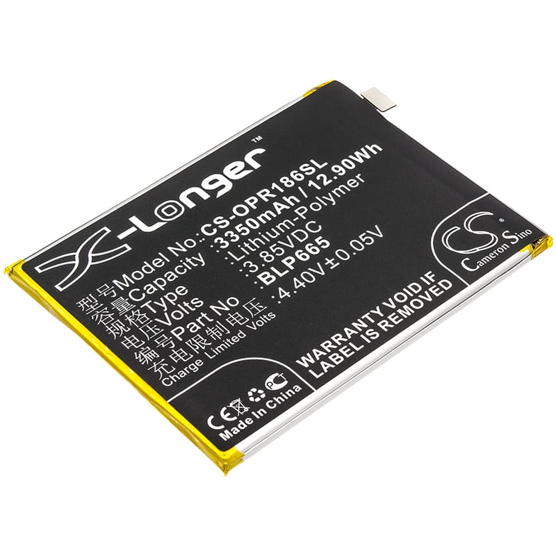 Batteri til Oppo Realme 1 mfl - 3.350 mAh