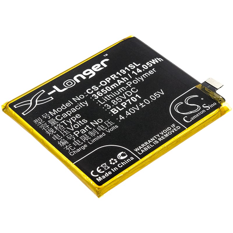Batteri til Oppo Reno mfl - 3.650 mAh