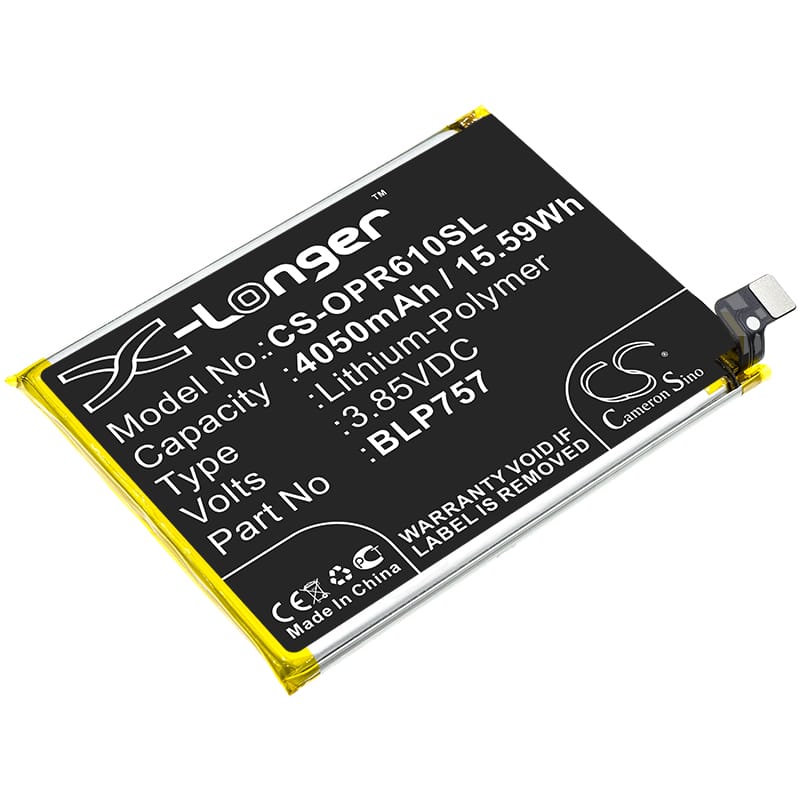 Batteri til Oppo Realme 6 mfl - 4.050 mAh