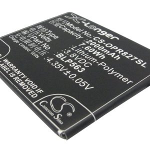Batteri til Oppo R827 mfl - 2.000 mAh