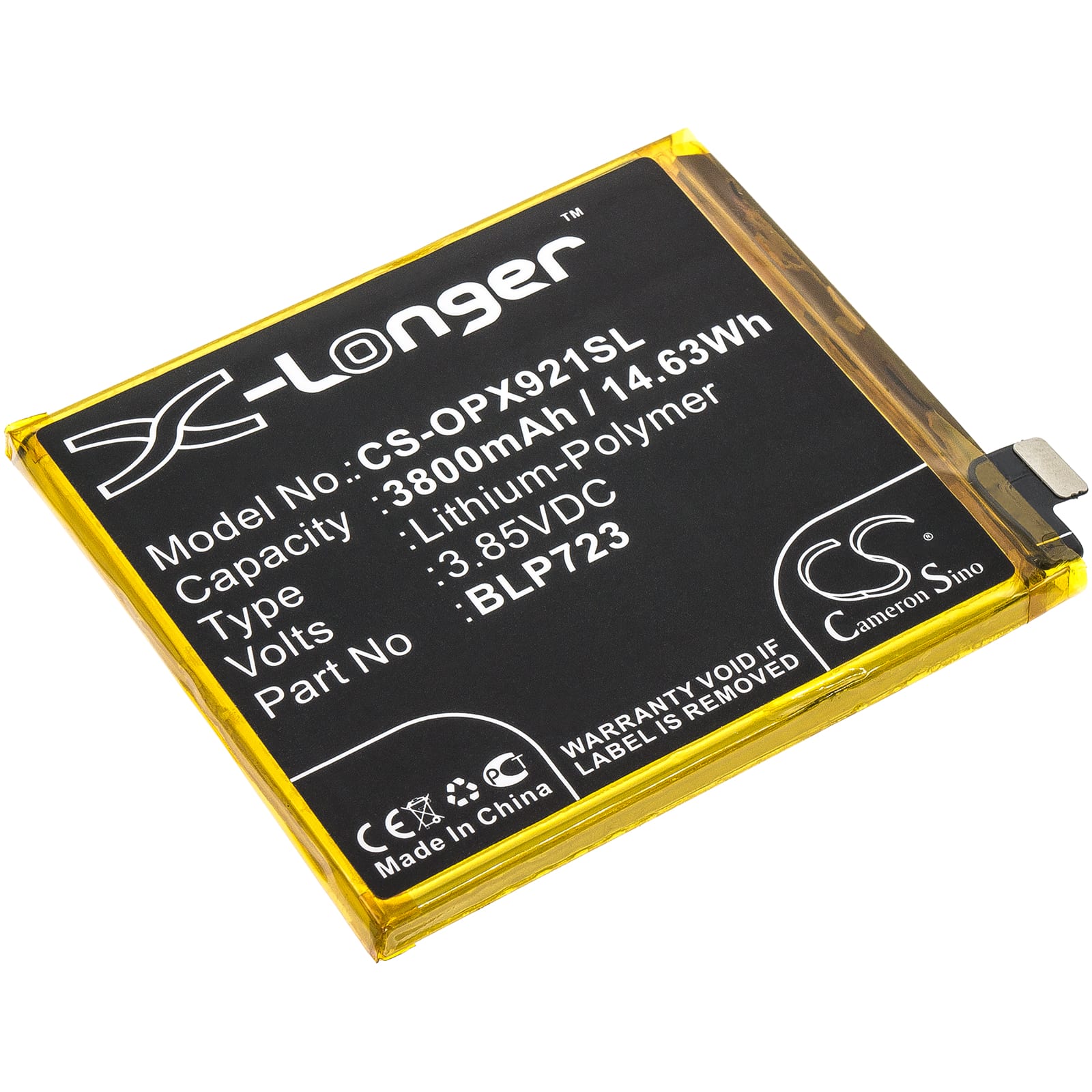Batteri til Oppo Realme XT mfl - 3.800 mAh