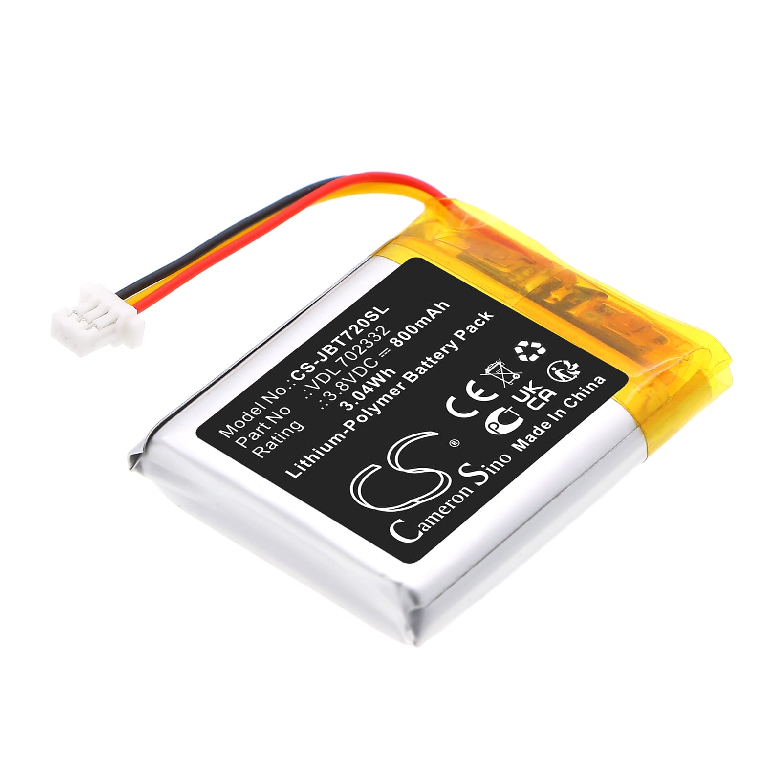 Batteri til JBL Tune 720 BT mfl - 800 mAh