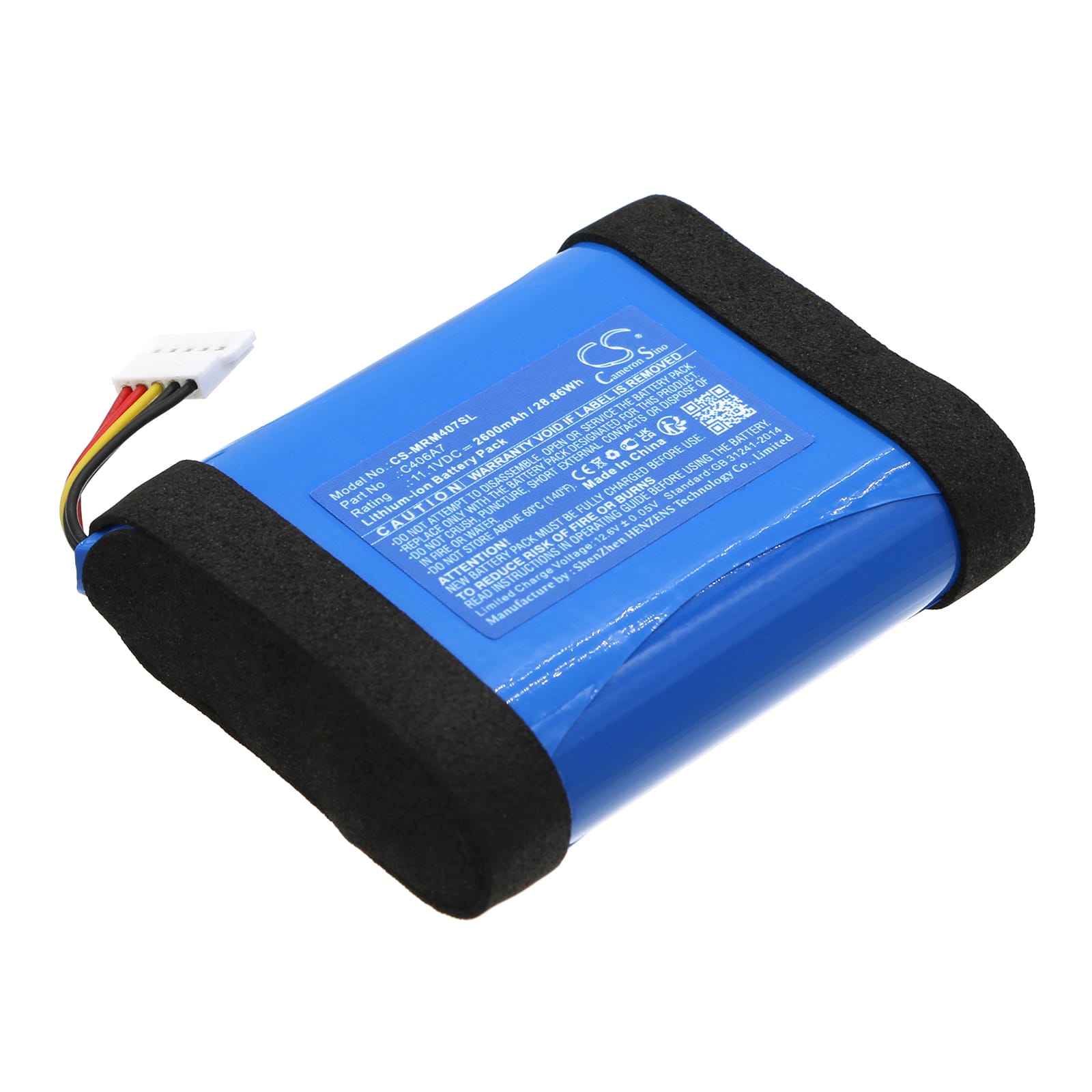 Batteri til Marshall Middleton mfl - 2.600 mAh