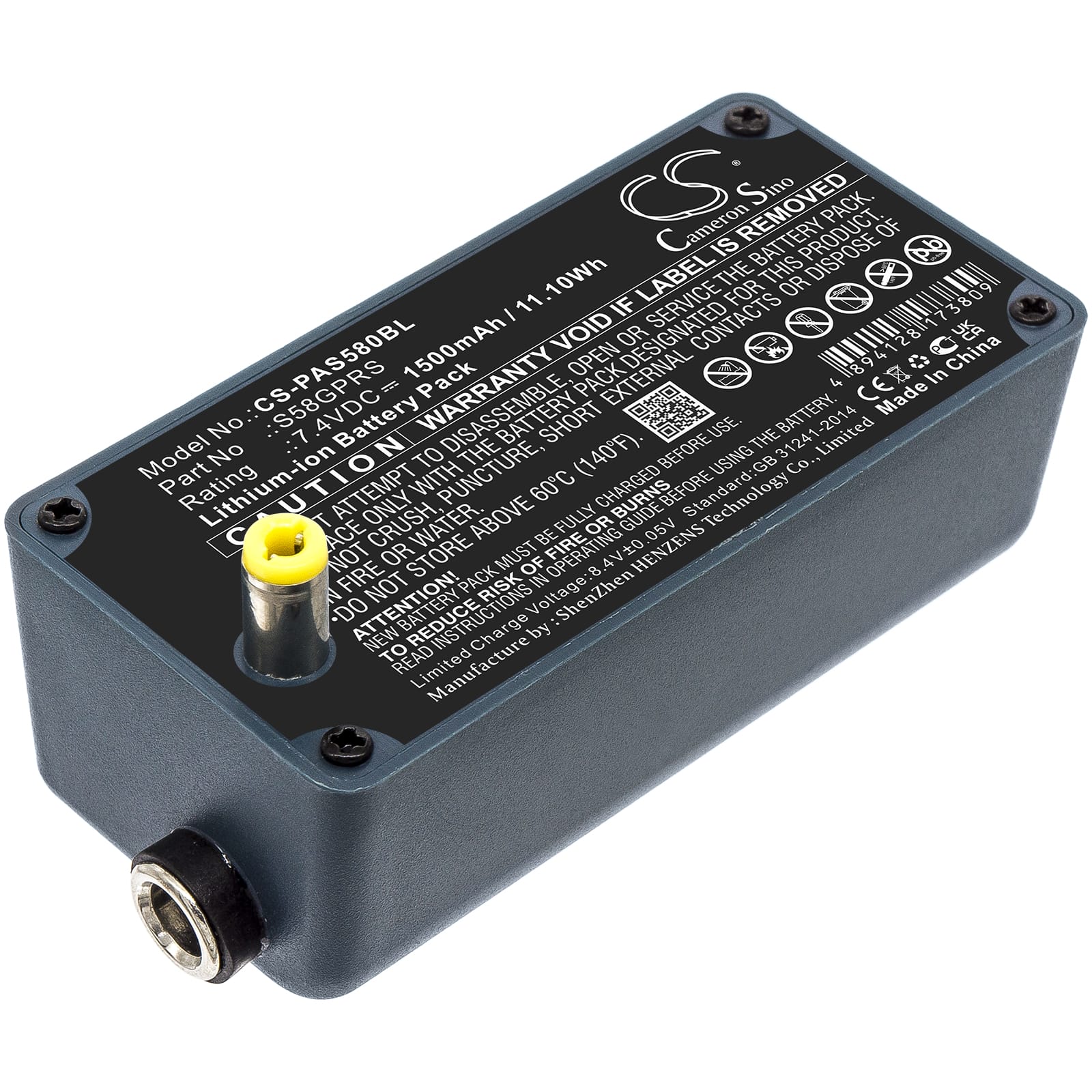 Batteri til Pax S58 - 1.500 mAh